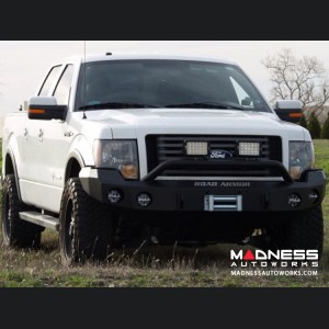 Ford F-150 Stealth Front Winch Bumper Pre-Runner Guard - Smittybilt XRC - Texture Black WARN M12000